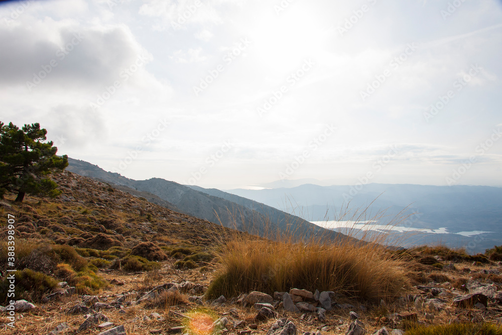 La Maroma, montaña y pico del Parque Natural de Las Sierras de Tejeda, Almijara y Alhama, naturaleza, campo y animales entre Málaga y Granada, en la comunidad de Andalucía, país de España La Maroma, montaña y pico del Parque Natural de Las Sierras de Tejeda, Almijara y Alhama, naturaleza, campo y animales entre Málaga y Granada, en la comunidad de Andalucía, país de España