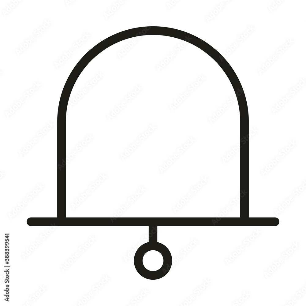 user interface social media notification bell linear style user interface social media notification bell linear style