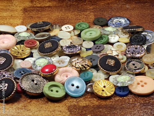 pile of buttons