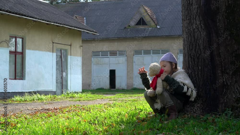 Little girl aged five scared of adult. Child abuse concept. Little girl aged five scared of adult. Child abuse concept.