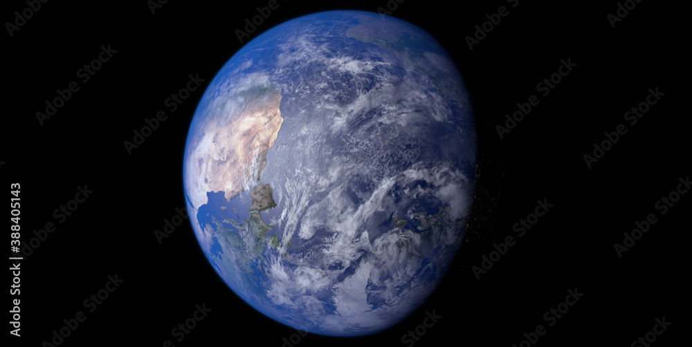 Fototapeta premium The Picture Of Earth Planet 