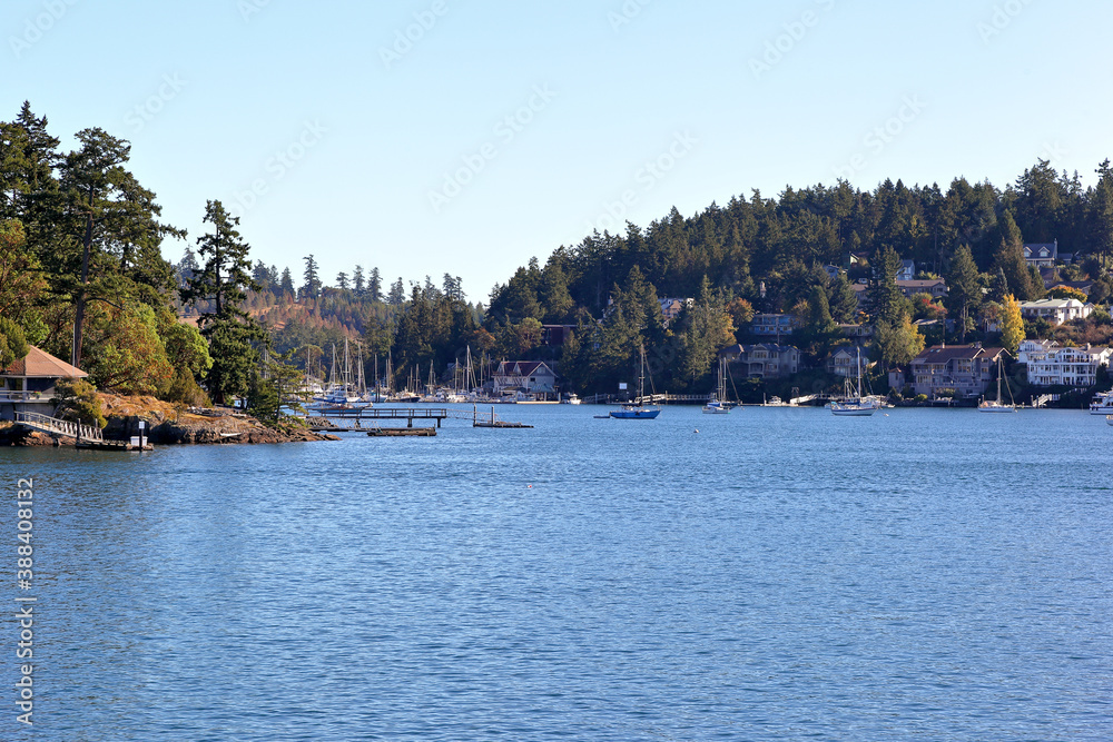 Fototapeta premium Friday Harbor, San Juan Island, Washington - USA