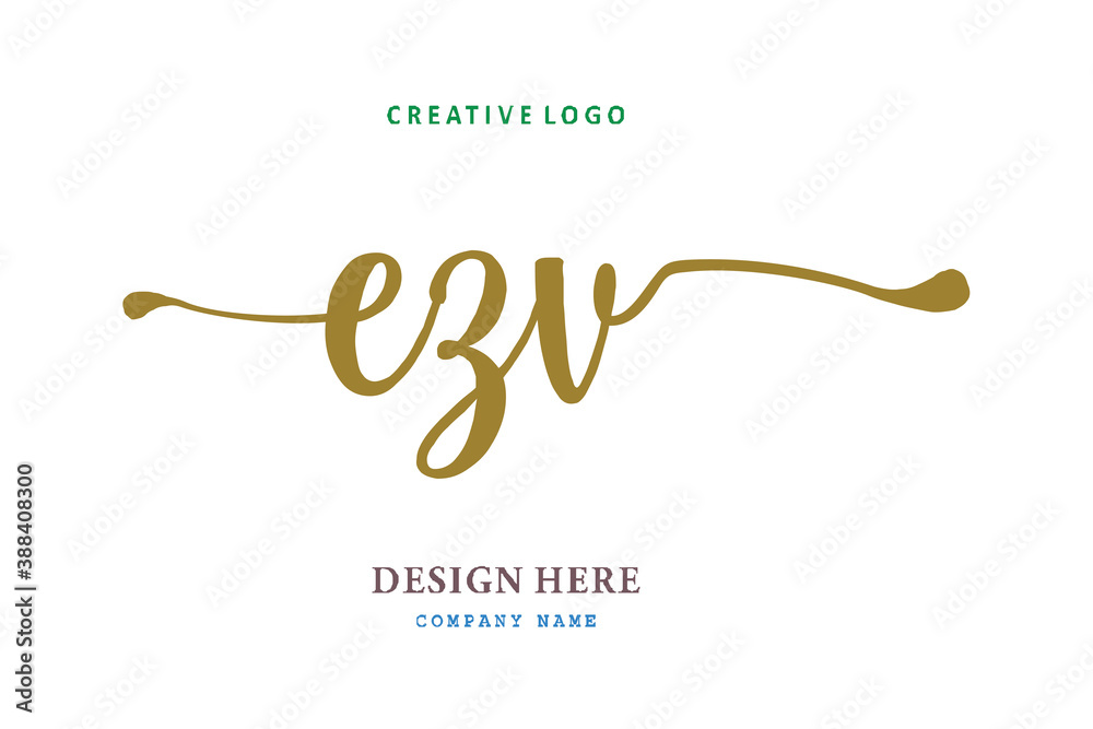 EZV lettering logo is simple, easy to understand and authoritative EZV lettering logo is simple, easy to understand and authoritative