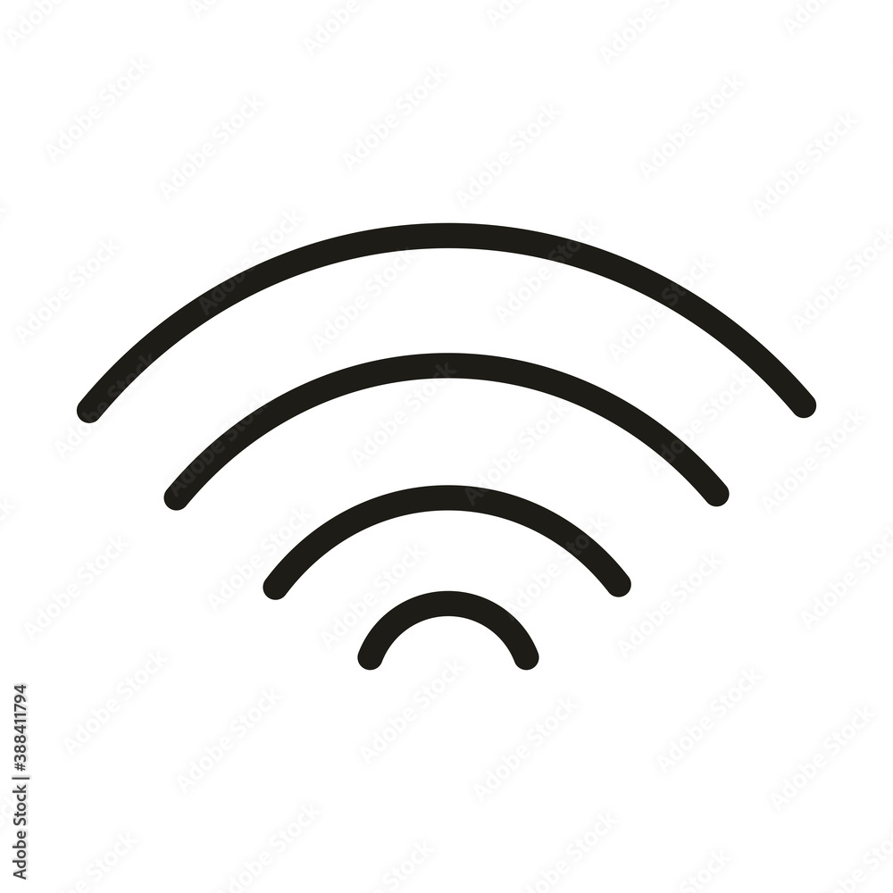 user interface internet wifi signal linear style user interface internet wifi signal linear style