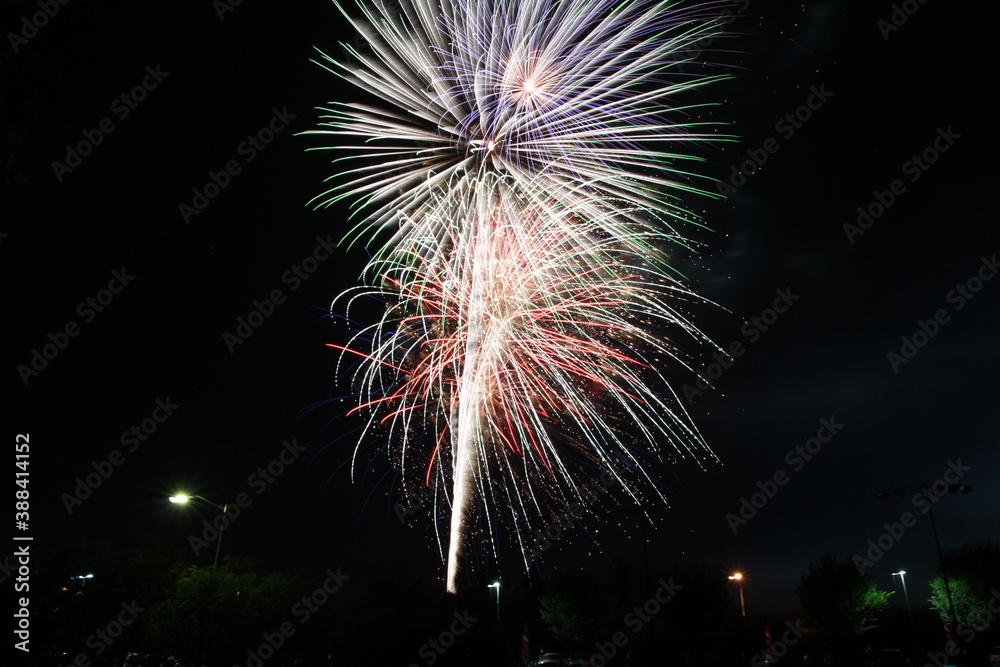 4th of July fireworks in Herndon,VA