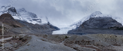 Athabasca Glacier, Columbia Icefield, Jasper National Park, Alberta, Canada.