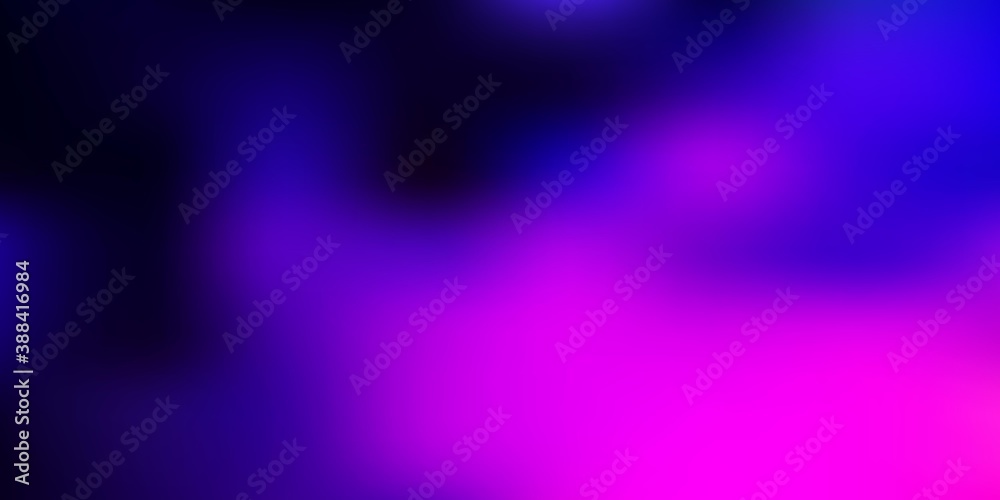 Dark purple vector abstract blur drawing.