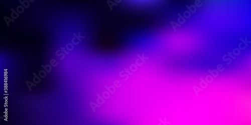 Dark purple vector abstract blur drawing.