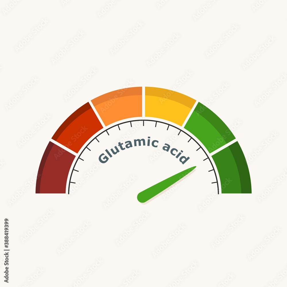 Scale with arrow. The lactic acid measuring device. Sign tachometer, speedometer, indicator. Scale with arrow. The lactic acid measuring device. Sign tachometer, speedometer, indicator.