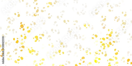 Light orange vector pattern with abstract shapes.
