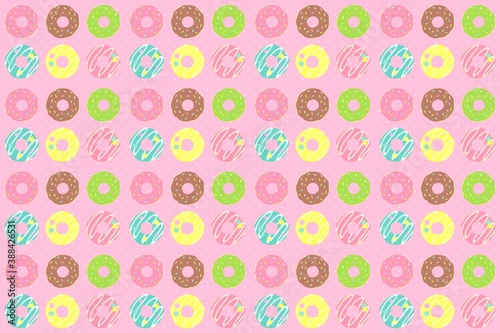 Fototapeta Naklejka Na Ścianę i Meble -  ♪ Happy Donut ♪