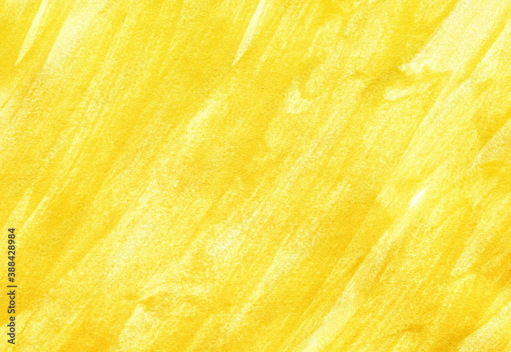 黄色のかすれ手描き背景テクスチャ