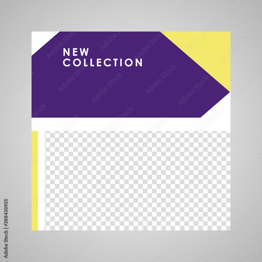 Fototapeta premium Set of sale banner template design. Editable post template social media banners for digital marketing. Vector illustration.