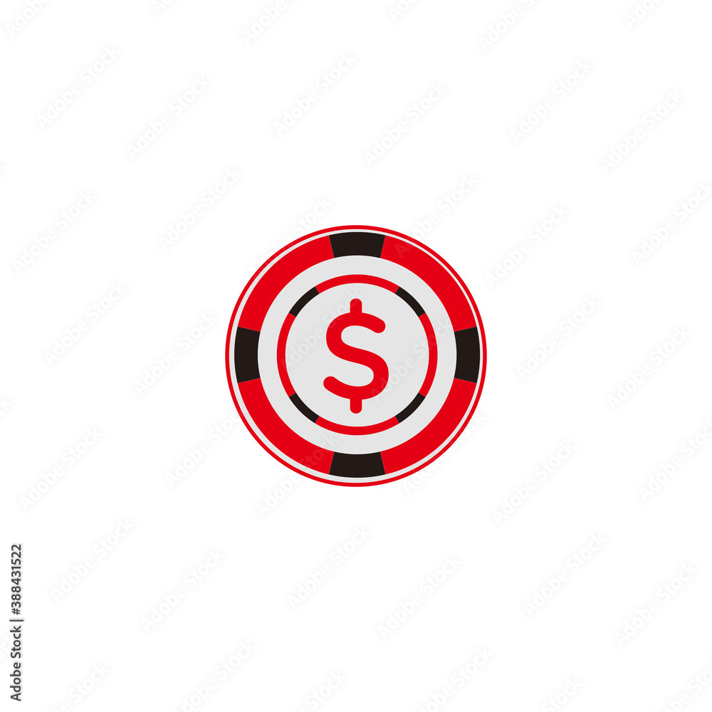 casino equipment icon vector symbol casino equipment icon vector symbol