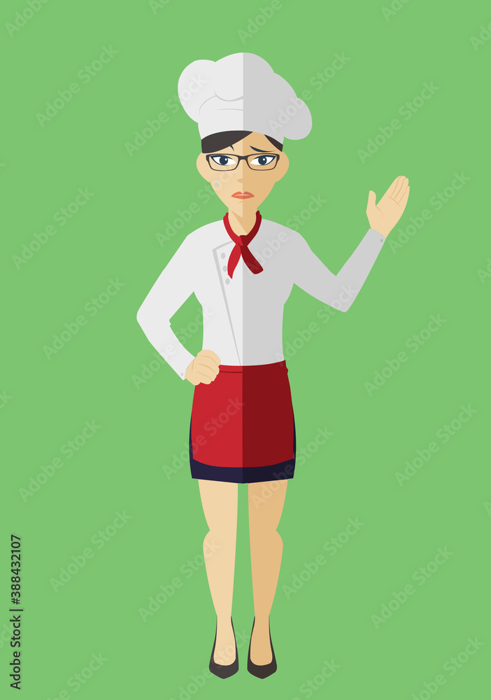 Cool lady chef Cool lady chef