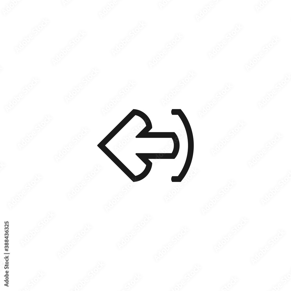 Exit or logout, log off icon. Isolated on white. Black line Exit or logout, log off icon. Isolated on white. Black line