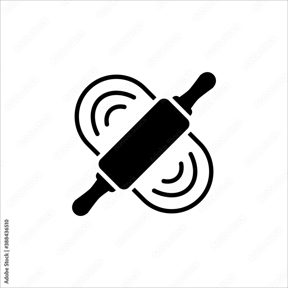 rolling pin icon vector design trendy rolling pin icon vector design trendy