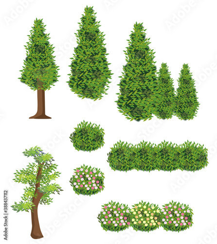 木・草-イラストセット