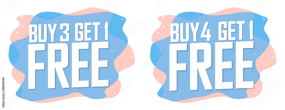 Set Sale banners design template, discount tags, great offers, vector illustration