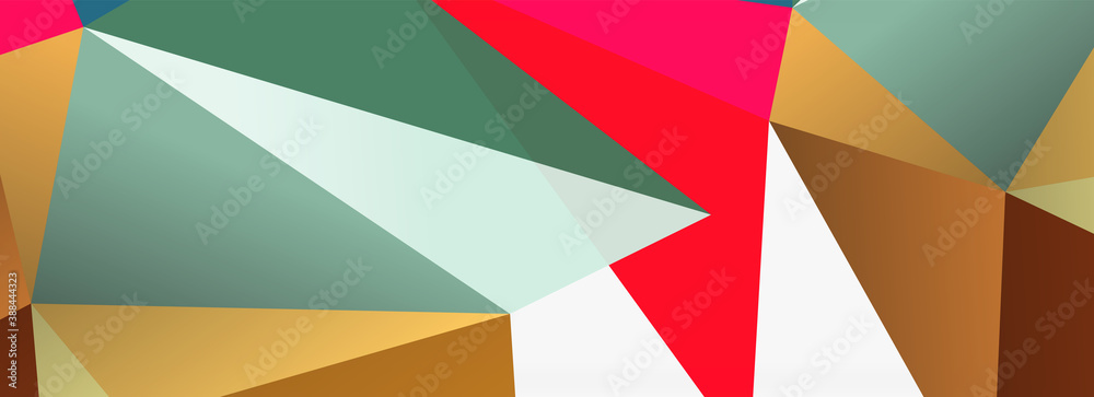 3d mosaic abstract backgrounds, low poly shape geometric design 3d mosaic abstract backgrounds, low poly shape geometric design