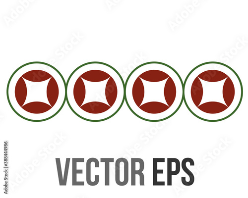 Vector traditional Hong Kong retro style logo design template graphic