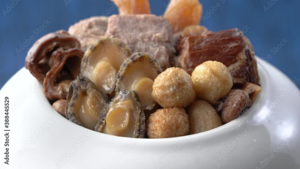 Buddha jumps over the wall - Traditional food of Chinese lunar new year. Buddha jumps over the wall - Traditional food of Chinese lunar new year.