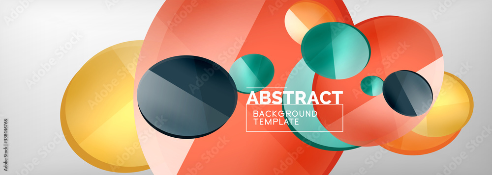 Abstract glossy round shapes vector background. Vector futuristic illustration for covers, banners, flyers and posters and other Abstract glossy round shapes vector background. Vector futuristic illustration for covers, banners, flyers and posters and other