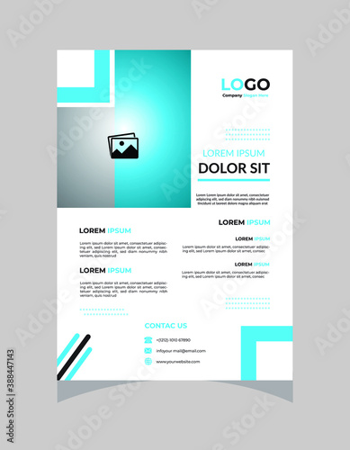 Corporate flyer template.