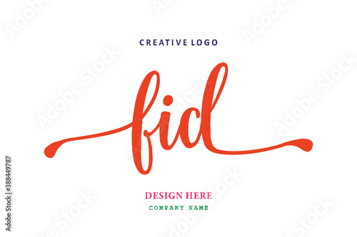 FID lettering logo is simple, easy to understand and authoritativePrint