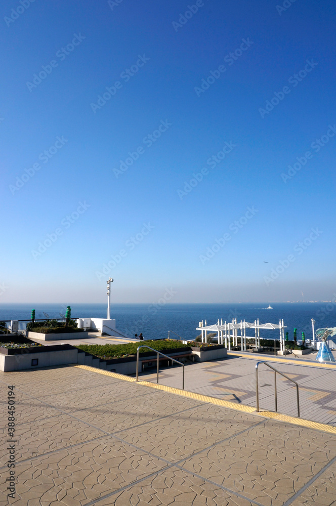 Obraz premium 東京湾アクアライン,海ほたる