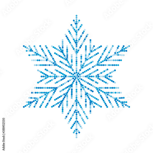 winter holidays snowflake star illustration