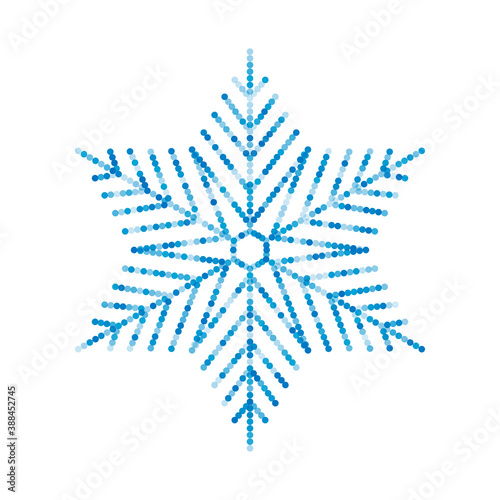 winter holidays snowflake star illustration