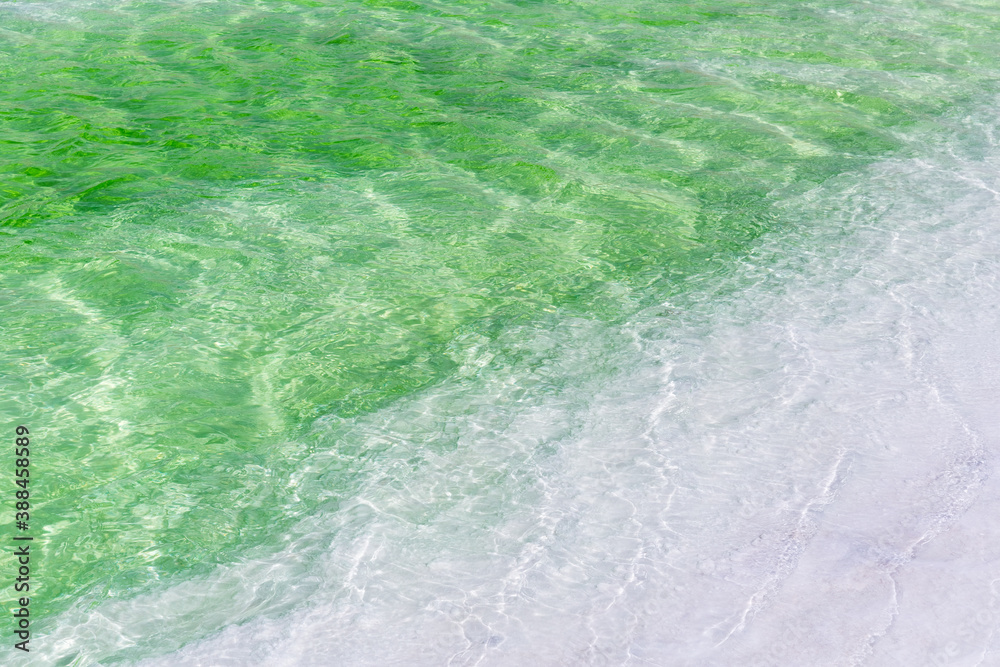 jade lake water closeup