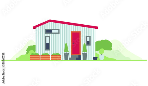 Tiny Metal  House in countryside