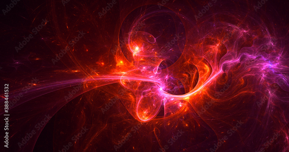 3D rendering abstract multicolor fractal light background 3D rendering abstract multicolor fractal light background
