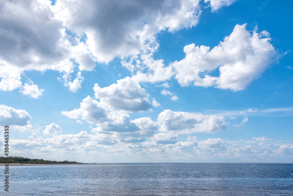 Cloudscape on the Baltic Sea Coast