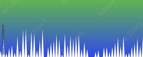 colored background with lines with sharp peaks