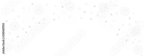 Gray vector background with a pattern of circles with different diameters. Textured template for a web splash in a modern style.