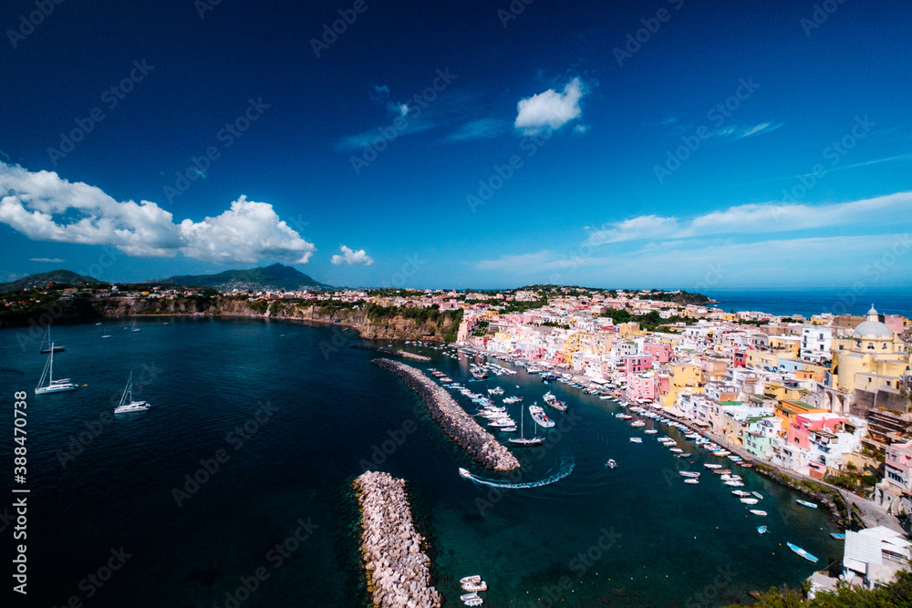 Procida island, Napoli, italy