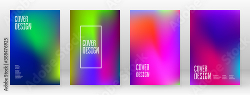 Pastel Soft. Rainbow Gradient Set Color Background
