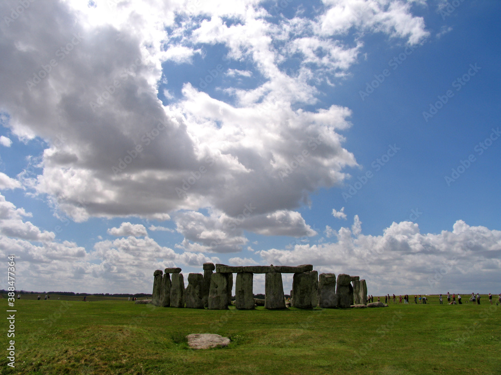 Wiltshire, United Kingdom. Stonehenge is one of the most landmarks in UK. It's a prehistoric monument, it consists of a ring of standing stones