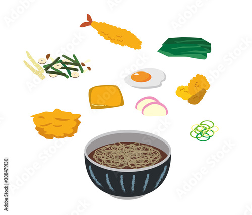 日本食　そば　食材