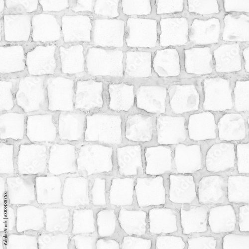 8K cobblestone pavement floor roughness texture, height map or specular for Imperfection map for 3d materials, Black and white texture