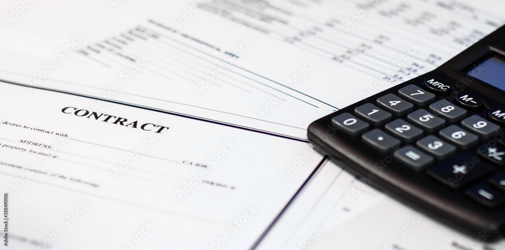 Calculator for contract papers. Home business and finance. Calculator for contract papers. Home business and finance.