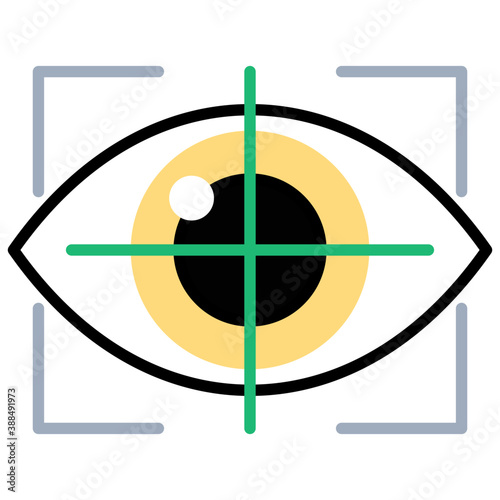 
A lense in a focus, conceptual smart lenses
