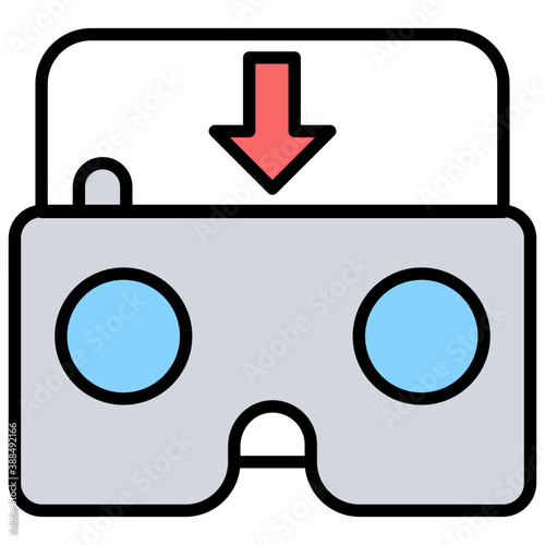 
Smart glasses symbolic of virtual reality environment
