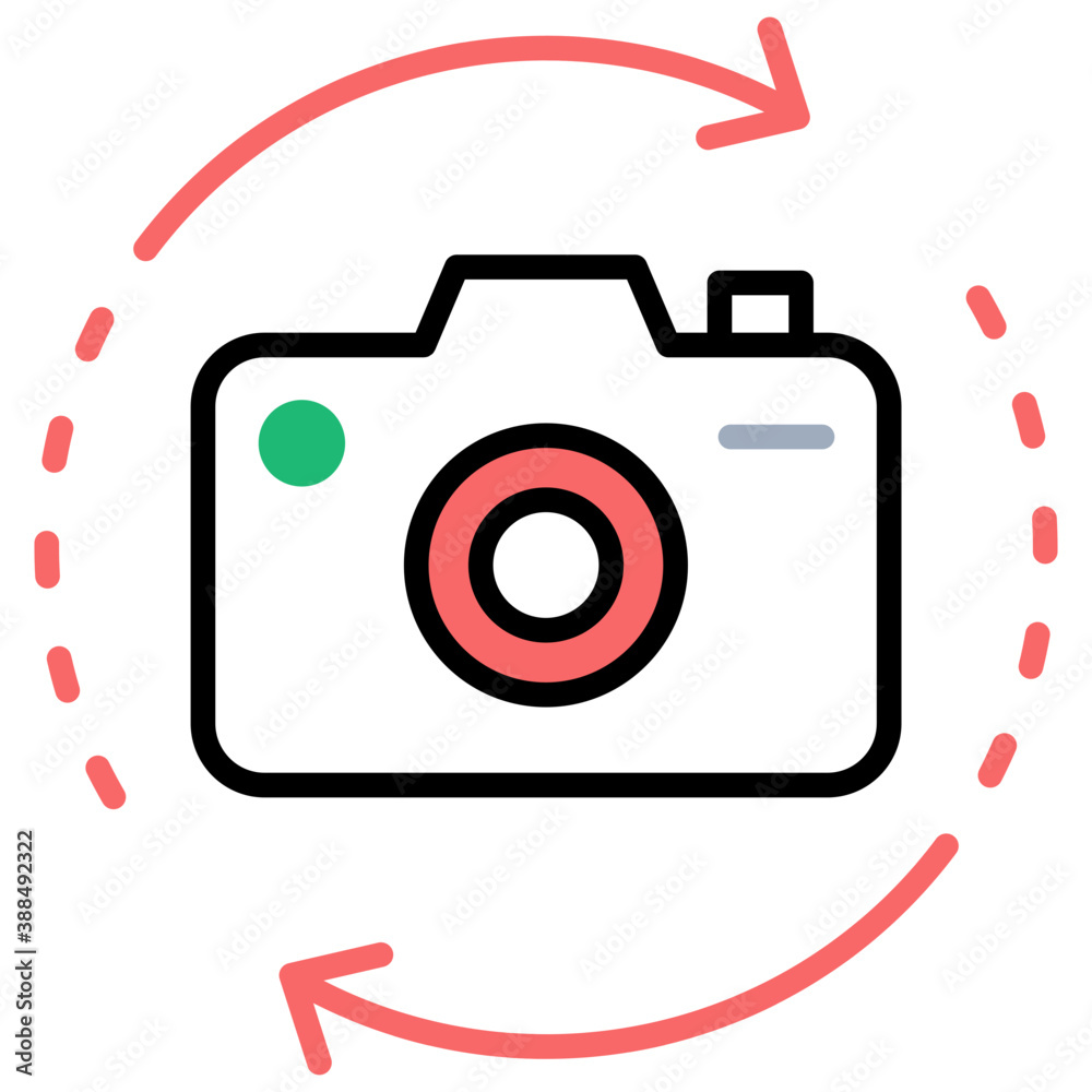 flat icon simple design of a camera
flat icon simple design of a camera