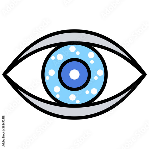 
A lense in a focus, conceptual smart lenses
