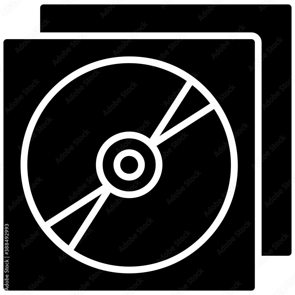 
flat icon design of blu ray, commonly known as CD
