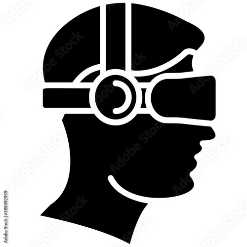 
Virtual reality head-mounted device or glasses
